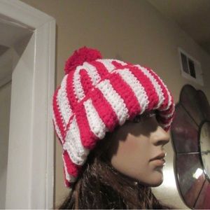 Christmas Hat Red and White Perfect for that  Christmas Photo Adult Size